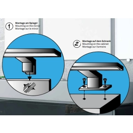 Cool & Cozy Bad LED gaismeklis vannas istabai ar kristāliem, 7W, 600 lm, hroms, 2242-118