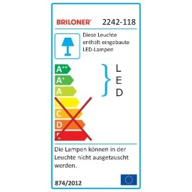 Cool & Cozy Bad LED gaismeklis vannas istabai ar kristāliem, 7W, 600 lm, hroms, 2242-118
