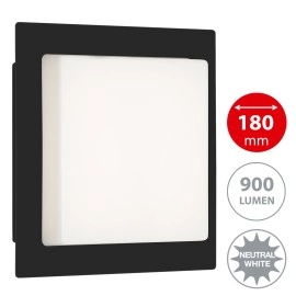 Āra sienas LED gaismeklis 9W, 900lm, IP44, 4000K, 3006-015 Briloner