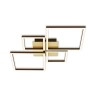 FRAME LED griestu lampa zeltaini brūna, 44W 3000K dimmējama (Briloner)
