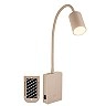 Uzlādējams LED lasīšanas gaismeklis Smooth, 2W, 150lm, 3000K, bēšs (Briloner 4067011)