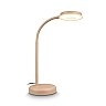 LED galda lampa darbam Megg, 8W, 800lm, 3000K, dimmējama, bēša (Briloner 7585011)