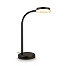 LED galda lampa darbam Megg, 8W, 800lm, 3000K, dimmējama, melna (Briloner 7585015)