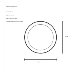 Briloner Ring Coloris RGBIC LED galda lampa melna, dimmējama, ar pulti
