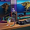 Ring Coloris RGBIC LED galda lampa ar pulti melna (Briloner 7666015)