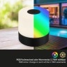 LED akumulatora galda lampa 7 cm, USB-C, 1,5 W, 100 lm, IP44, melna