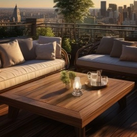 LED akumulatora galda lampa KANEA 10,5 cm, 1,5 W, 40 lm, 2700K, IP44, bronzas tonis (Briloner)