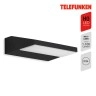 Telefunken LED āra sienas lampa 17,2 cm, 10W, 1200 lm, IP44, melna