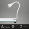 Elastīga skavas lampa ELASTI 60 cm, 1×GU10 (3 W, 250 lm), 3000K, IP20, balta (Briloner)