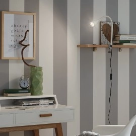 Elastīga skavas lampa ELASTI 60 cm, 1×GU10 (3 W, 250 lm), 3000K, IP20, balta (Briloner)