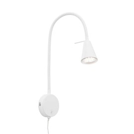 Elastīga skavas lampa ELASTI 60 cm, 1×GU10 (3 W, 250 lm), 3000K, IP20, balta (Briloner)