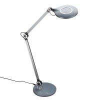 CCT LED rakstāmgalda lampa, Ø20 cm, 9 W, 930 lm, antracīts (Briloner)