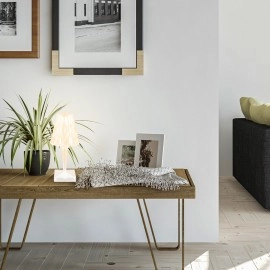 LED RGB akumulatora galda lampa 25,5 cm, 2,3 W, 65 lm, IP20, caurspīdīga (Briloner)