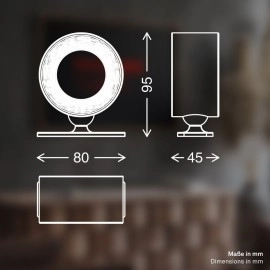 LED akumulatora sienas lampa TARI 1,6W, 160 lm, CCT, dimmējama, USB-C, bēša (Briloner)