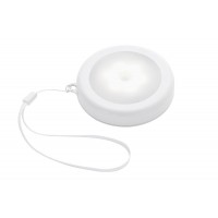 LED sensora gaismeklis ar baterijām, 8 cm, 0,8W, balta, 2273-016, Briloner