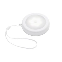 LED sensora gaismeklis ar baterijām, 8 cm, 0,8W, balta, 2273-016, Briloner