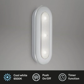 Briloner ROW spiežamais LED gaismeklis, 0.4W, 68lm, 6500K, 2280-014