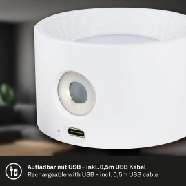 TARI sienas lampa, uzlīmējama magnētiska, 3W, 210lm, balta