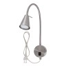 Elastīga sienas lampa, 45 cm, 1×GU10, 5 W, 400 lm, matēts niķelis (Briloner)