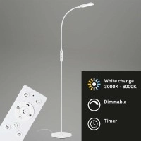 LED CCT touch stāvlampa Ø 24 cm, 8 W, 700 lm, balta (Briloner)