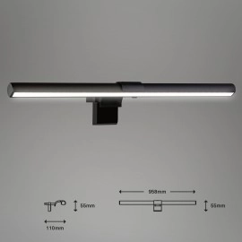 Monitora gaismeklis, 40,5cm, 3,5W, 380Lm, melns, 2303-015 Brilo