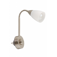 Lampa lasīšanai 1 x E14 max. 40W, IP20, matēts niķelis, 2491-012P