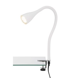 Elastīga klipša galda lampa, 60 cm, 1xGU10, 3W, 250lm, melna vai balta