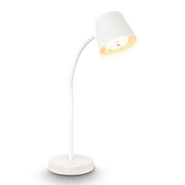 500lm,  Biwo LED galda lampa bez vada - regulējama, grozāma - balta vai melna