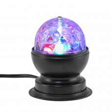 LED galda lampa "Disco Light" RGB, 3W, 180°, melna, lielā - 7357-015 - 4002707313823