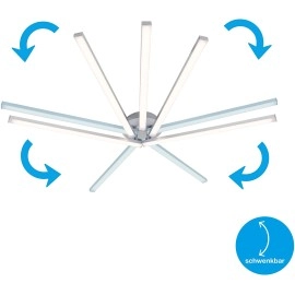 24W LED griestu gaismeklis "GO", 2400Lm, 3000K, 3181-059, Briloner