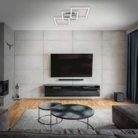 30W, kantains, LED griestu gaismeklis, 3900lm, 3000K, 3217-018