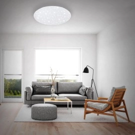 80W, LED Griestu lampa 6500Lm, 3000-6000K ar pārslēdzamu gaismas toni 3318-016