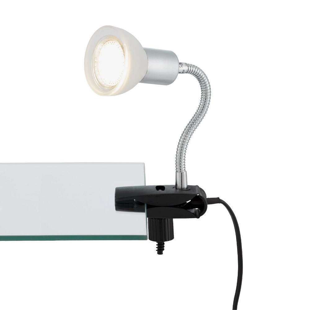 Lampa ar knaģi, LEDO LED GU10 3W, sarkana vai titāna