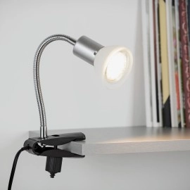Lampa ar knaģi, LEDO LED GU10 3W, sarkana vai titāna