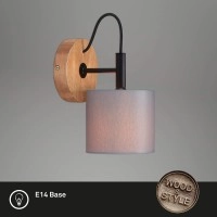 Sienas lampa "RHON", 1x E14, 2075-014, Briloner