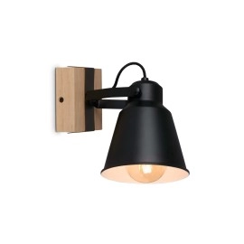 Sienas lampa 21 cm, 1x E27, antīki pelēka