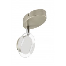 Spotlampa "GLAS" 1 x LED modulis 4.5W, mat. niķelis - 2798-012