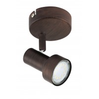 Spotlampa "ROST" 1 x 3W LED/GU10, antīkais varš - 2843-011