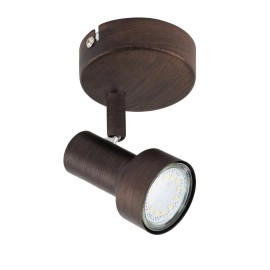 Spotlampa "ROST" 1 x 3W LED/GU10, antīkais varš - 2843-011 Spotlampa "ROST" 1 x 3W LED/GU10, antīkais varš - 2843-011