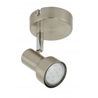 Spotlampa "SUB" 1 x 3W LED/GU10, matēts niķelis - 2843-012