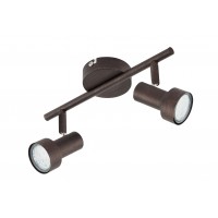 Spotlampa "ROST" 2 x 3W LED/GU10, antīkais varš - 2843-021