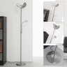Stāvlampa "FLOOR" 2 x LED 21W + 3.5W, mat.niķelis - BRILONER - 1326-022