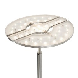 Stāvlampa "FLOOR" 2 x LED 21W + 3.5W, mat.niķelis - BRILONER - 1326-022