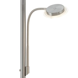 Stāvlampa "FLOOR" 2 x LED 21W + 3.5W, mat.niķelis - BRILONER - 1326-022