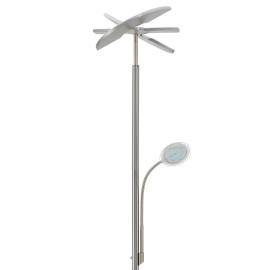 Stāvlampa "FLOOR" 2 x LED 21W + 3.5W, mat.niķelis - BRILONER - 1326-022