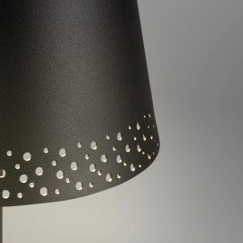 LED akumulatora stāvlampa 130 cm, 3,5 W, 400 lm, IP44, melna