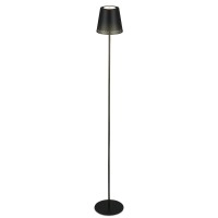 LED akumulatora stāvlampa 130 cm, 3,5 W, 400 lm, IP44, melna