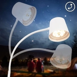 CIELO bezvadu LED stāvlampa, dimmējama, USB-C, balta