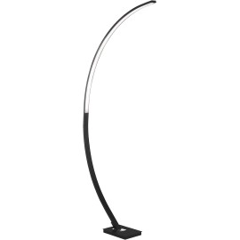 Melna stāvlampa "PIN", 18W LED, alumīnijs - 1361-015