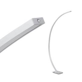 Stāvlampa "PIN" 1 x LED 18W, mat.alumīnijs - BRILONER - 1361-019